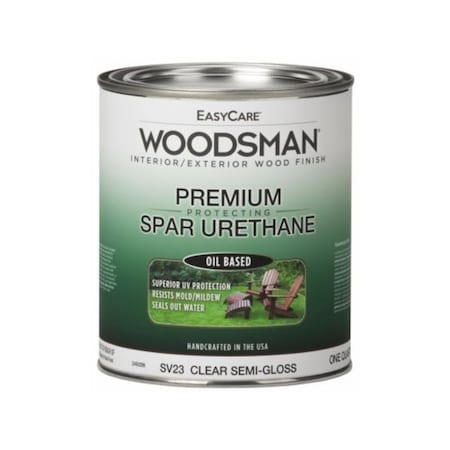 Gourmetgalley 1 qt. Woodsman Indoor & Outdoor Spar Urethane Clear Semi-Gloss GO3855625